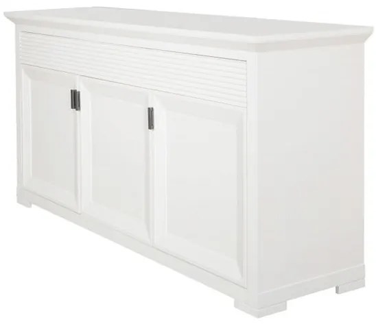Bufet 3 Usi Si 3 Sertare Verona Bianco Alb, 180.3 Cm