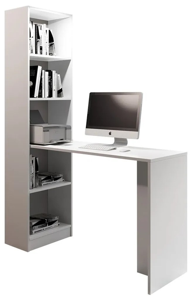 Masă de scris Nolan B1 (Alb) (iluminat LED). 1059793