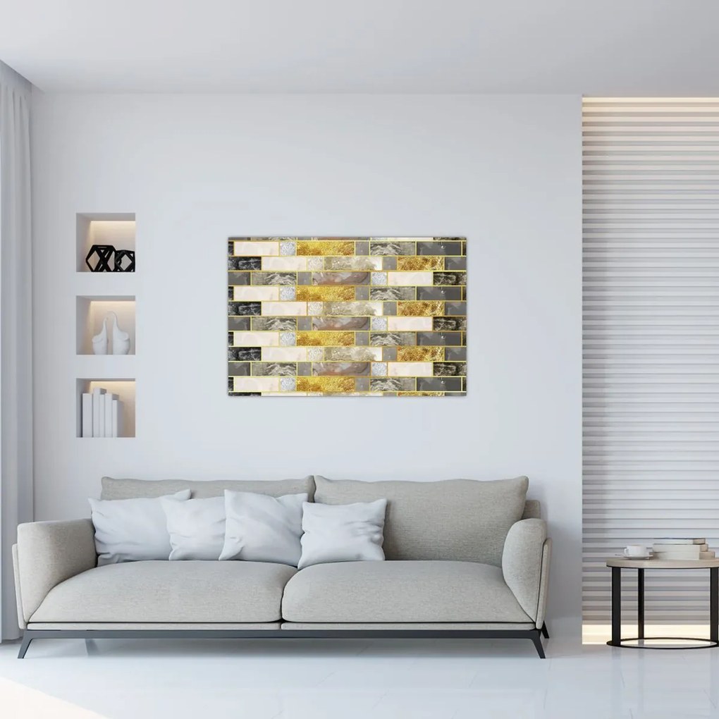 Tablou - Decor cu texturi (90x60 cm)