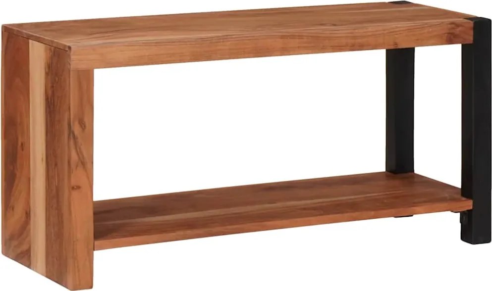 vidaXL Raft pentru cărți Maro 80 x 30 x 40 cm Lemn Solid de Acacia