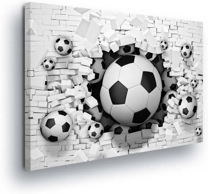 GLIX Tablou - Puzzle with Football Ball II 100x75 cm