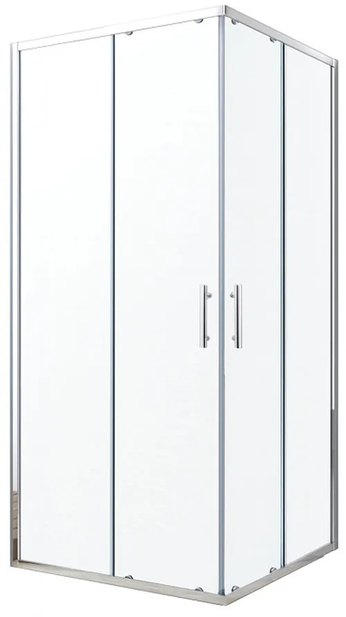 Suflet 100x100 cm pătrat cabină de duș fără tavă