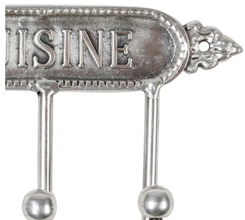 Cuier de perete decorativ, din alama, H4 cm, Fleurlys