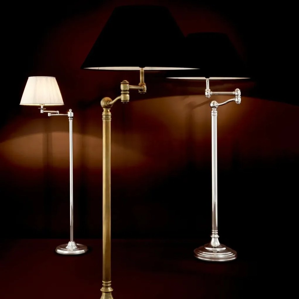 Lampadar, lampa de podea LUX cu brat articulat, finisaj alama, Regis 109743 HZ