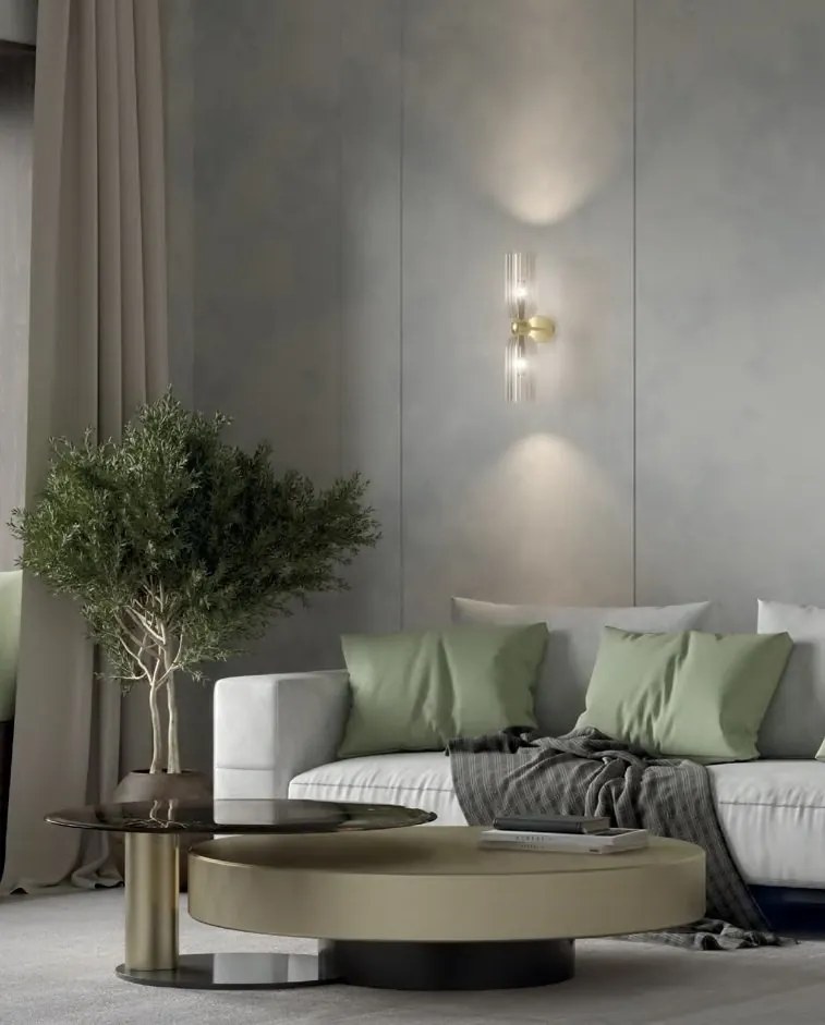 Aplica de perete design modern Antic cognac