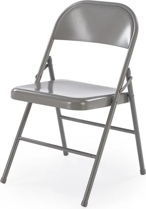 Scaun K565, gri, metal, 46x47x75 cm