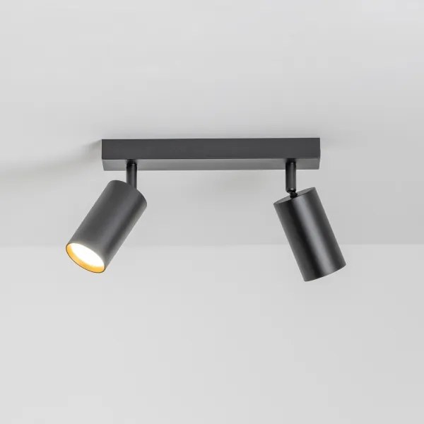 Brilagi - Spot LED RGBW reglabil SELE 2xGU10/6W/230V negru/auriu