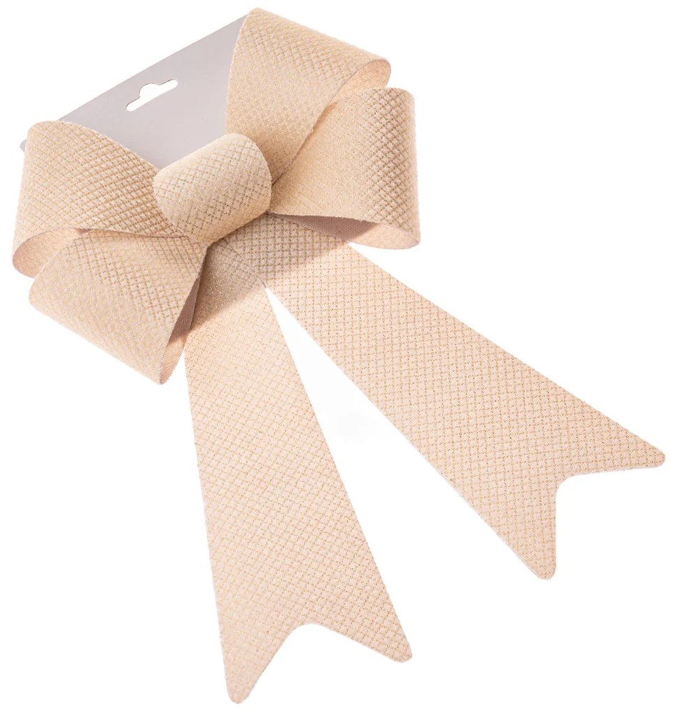 Fundă de Crăciun 23 x 38 cm, crem