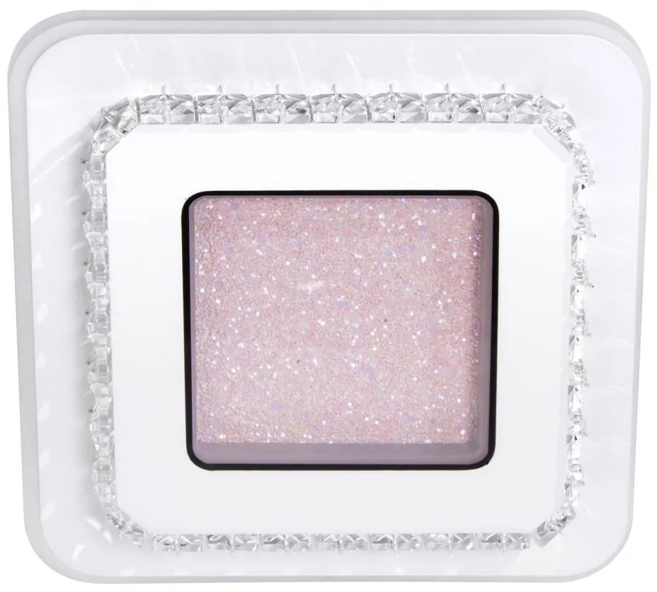 Plafonieră LED/24W/230V 3000-6000K 20x20 cm alb/roz