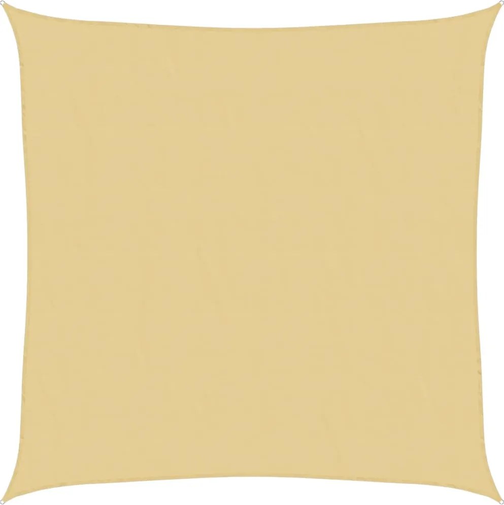 vidaXL Parasolar, nisipiu, 3,6x3,6 m, 100% poliester Oxford