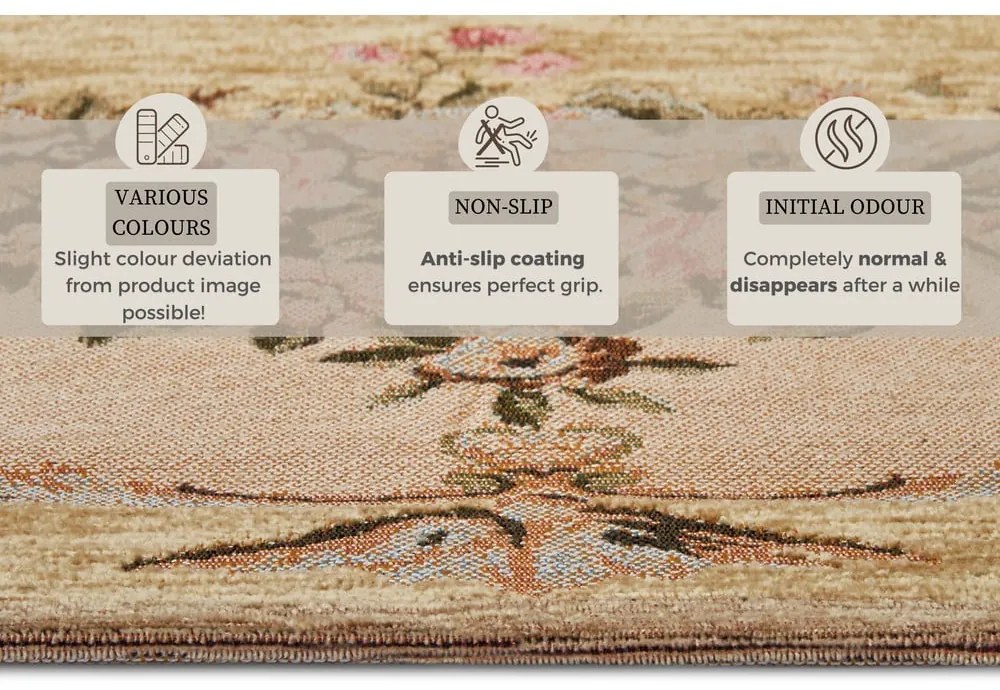 Covor bej 60x90 cm Asmaa – Hanse Home