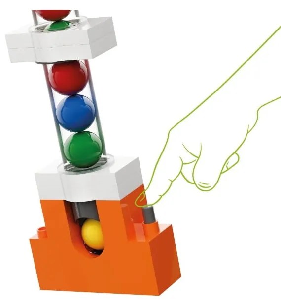 Set accesorii pistă cu bile Hubelino Elevator, 24 piese