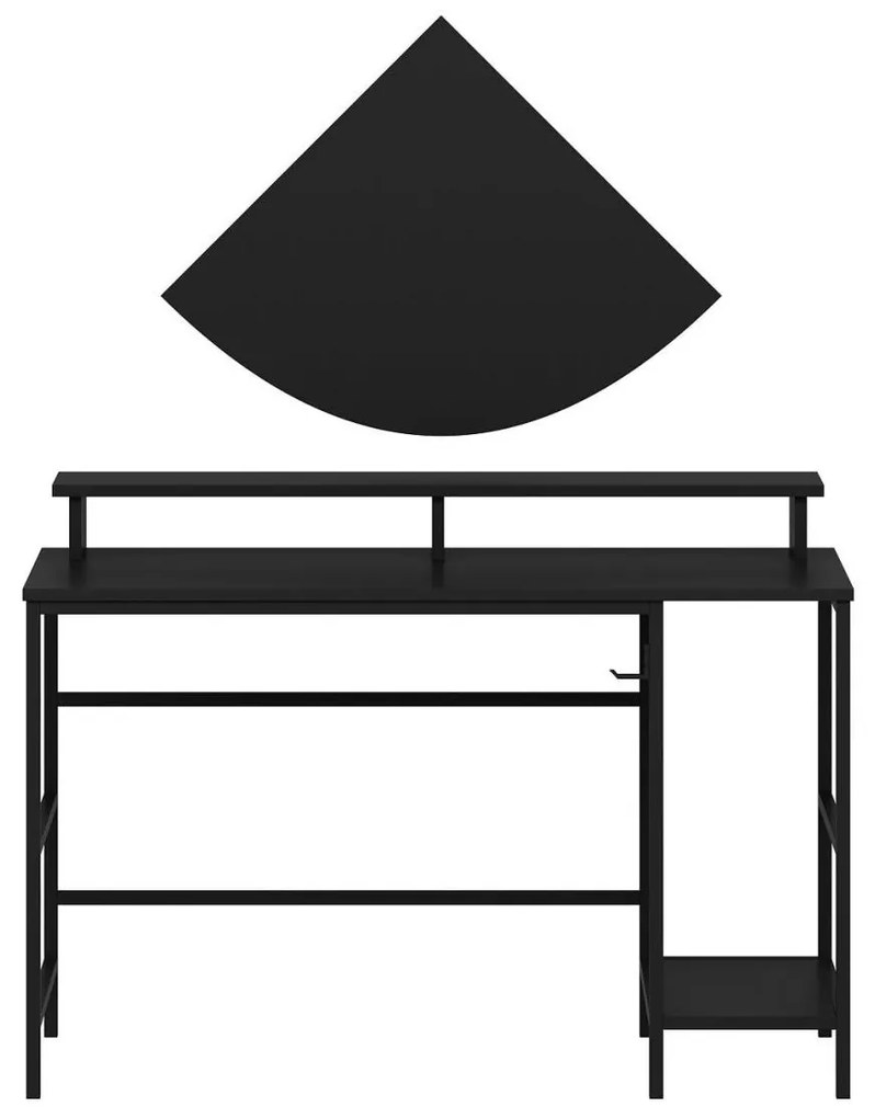 Masă PC Grana (Negru). 1088568
