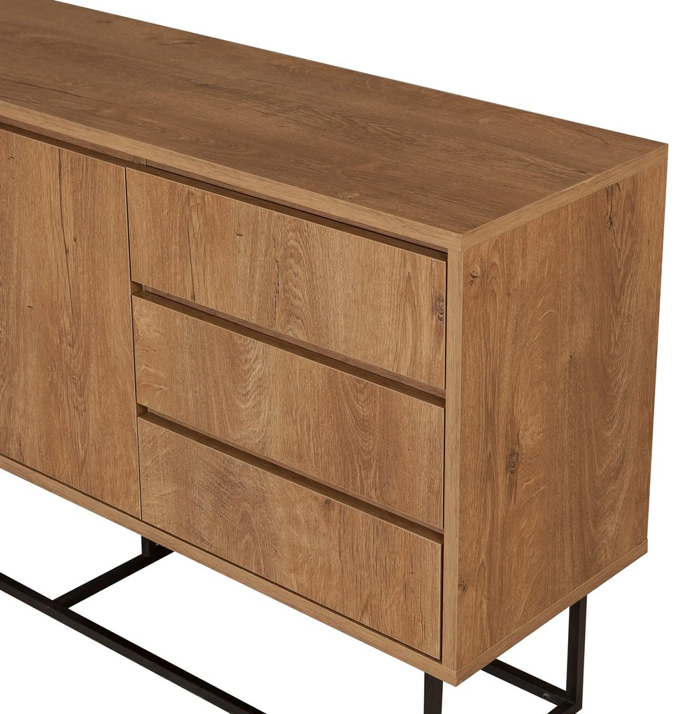 Mobilier living Lexuna 2 (Nuc + Negru). 1089092