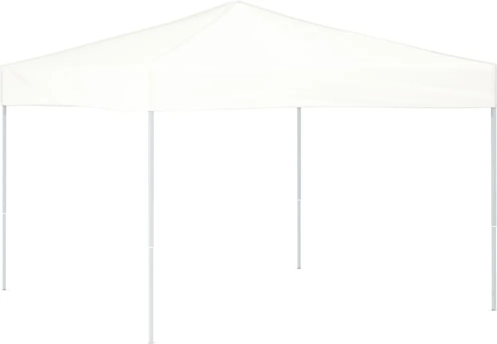 vidaXL Cort pliabil pentru petrecere, alb, 3x3 m