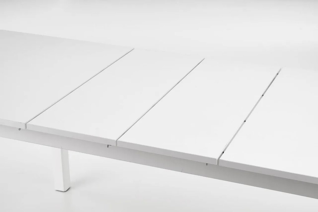 Masa extensibila Florian L160-228 cm alb/alb