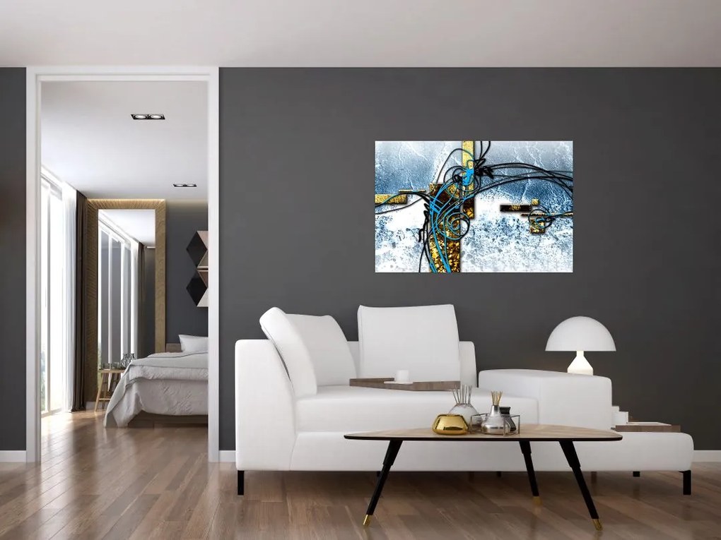 Tablou abstract (90x60 cm)