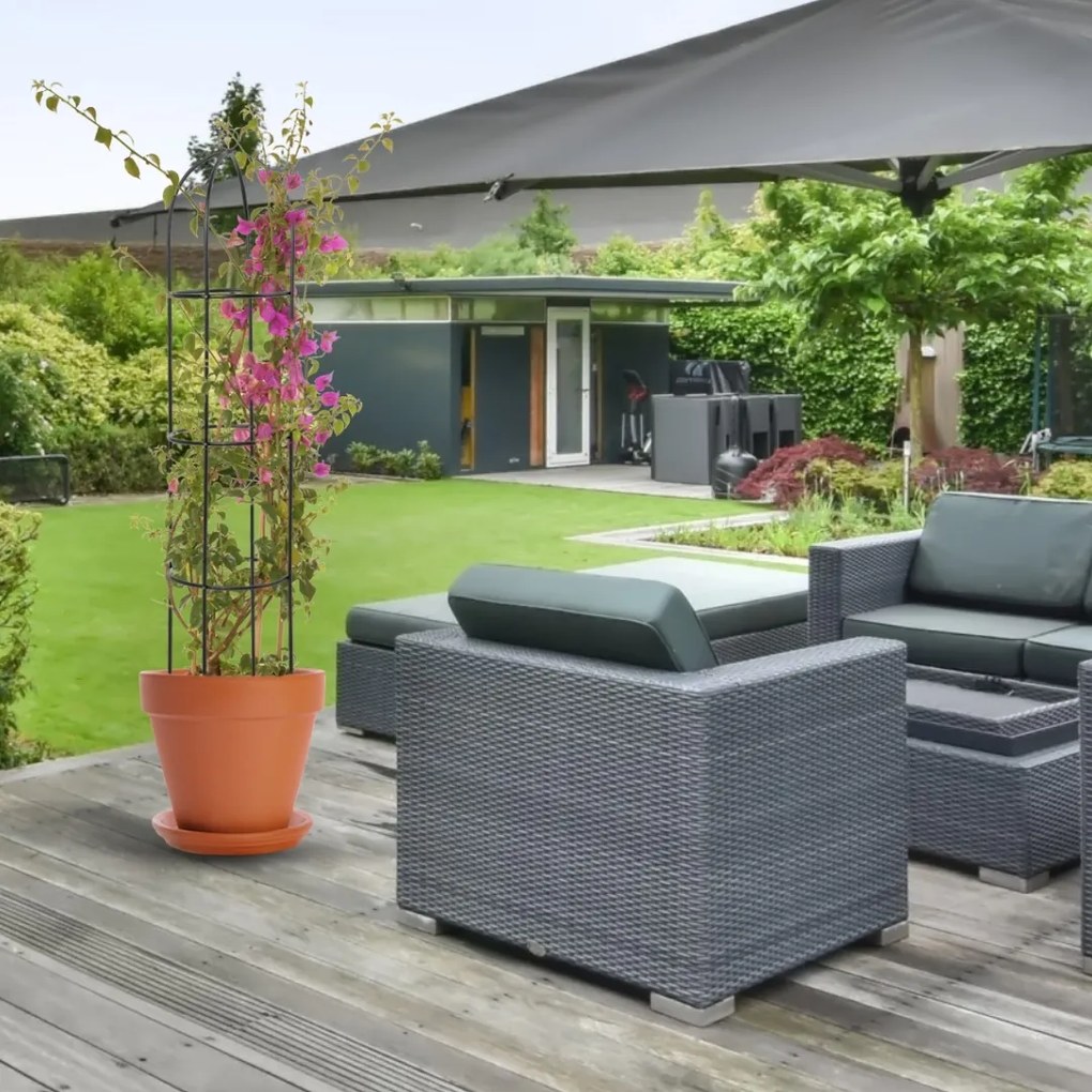 Suport pentru flori cățărătoare 200x40 cm Gardebruk