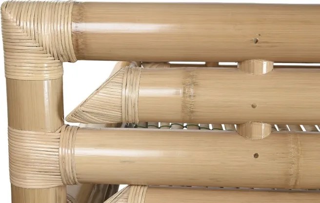Pat din bambus și rattan, 180x200 cm, „Bali”