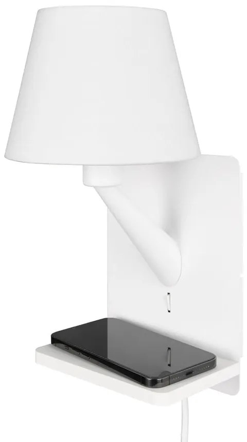 Aplică de perete albă Comfort – Trio