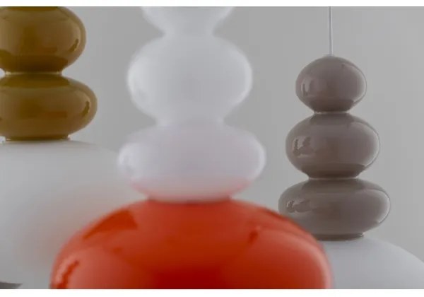 Lustră pe cablu Argon 8822 DIEGO 1xGU10/5W/230V alb/portocaliu