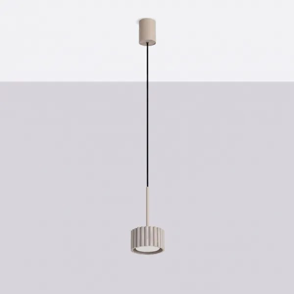 Sollux SL.2683 - Lustră suspendată pe cablu AURA 1xGX53/10W/230V taupe