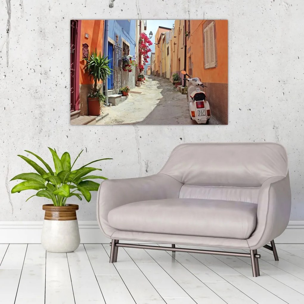 Tablou cu strada din Sardinia (90x60 cm)
