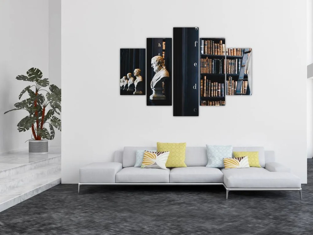 Tablou - La bibliotecă (150x105 cm)