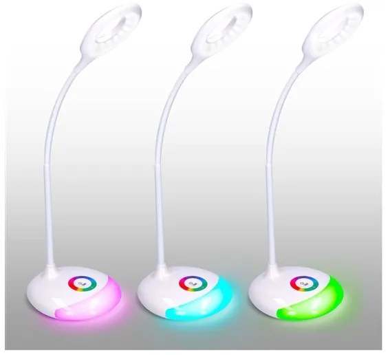 Lampă LED RGB reîncărcabilă dimabilă de masă Solight WO44 LED/5W/5V