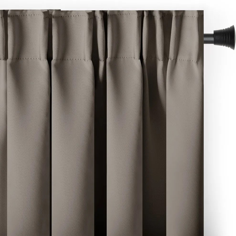 Draperie grej dimout (semi-opacă) 140x175 cm Kierra – Restilo