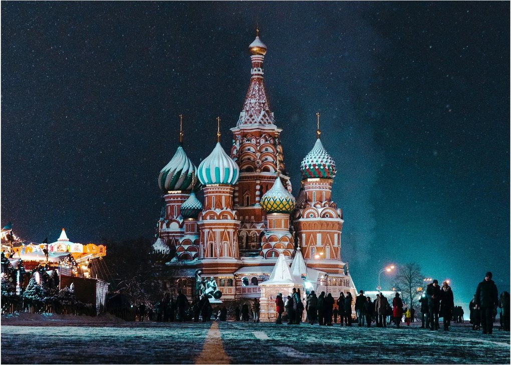 Tablou construcției din Rusia (70x50 cm)