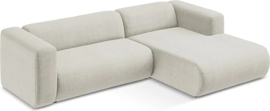 Colțar bej (cu colț pe partea dreaptă/cu șezlong) Ekahi – Makamii