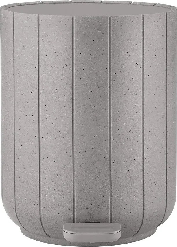 Coș de gunoi gri deschis cu pedală din polirășină 3 l Kua – Blomus