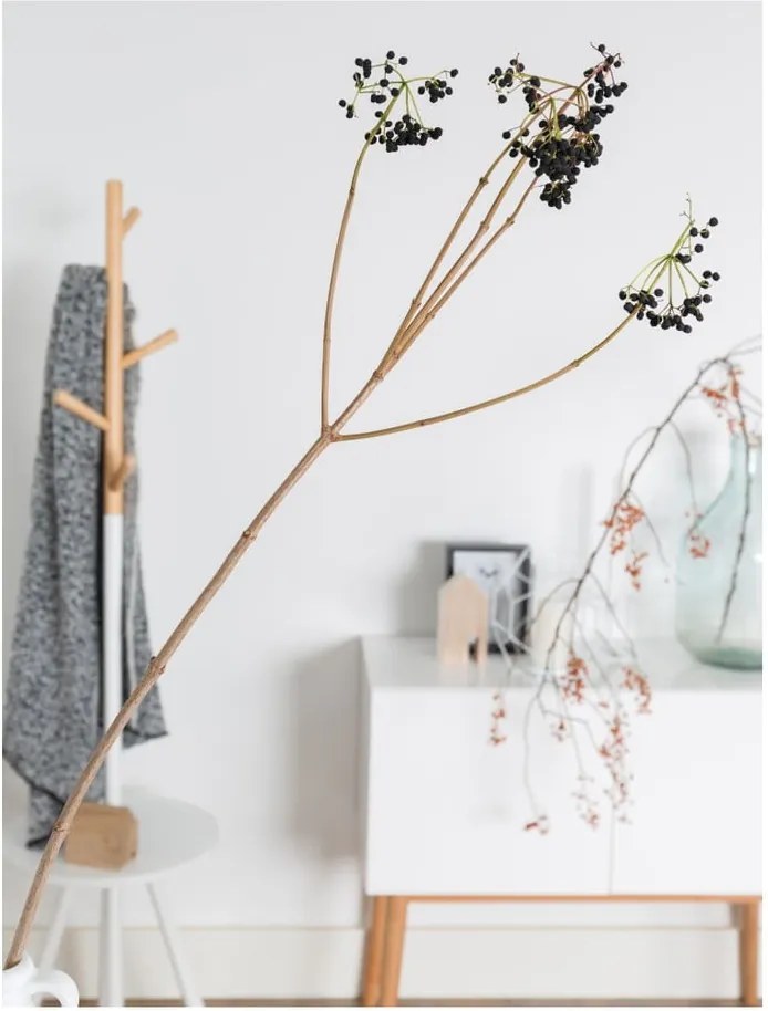 Cuier cu spațiu depozitare Zuiver Table Tree, alb