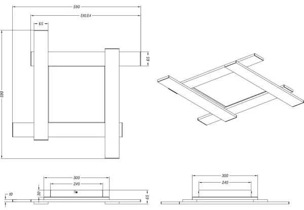 Plafonieră LED dimabilă BELFAST LED/18W/230V + LED/14W/230V Trio