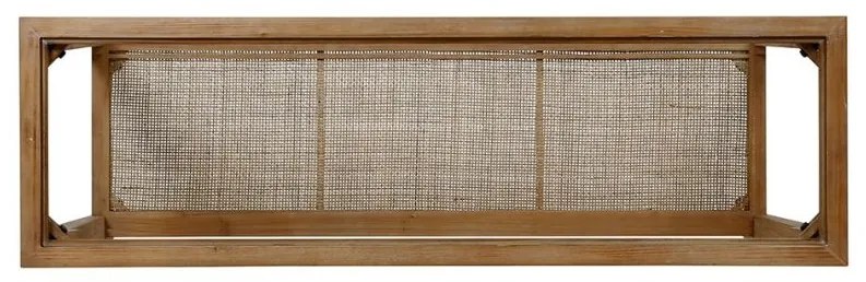 Consola din lemn de pin, aspect rustic, Firmin