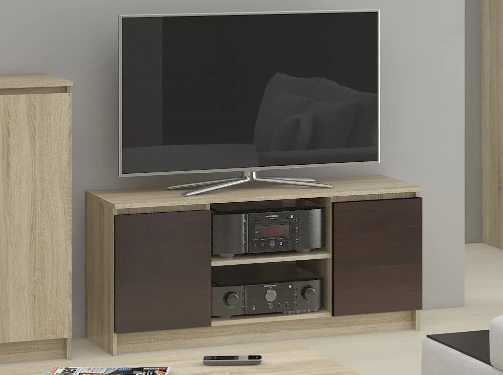 Măsuță TV Darian (Stejar sonoma + wenge). 1069394