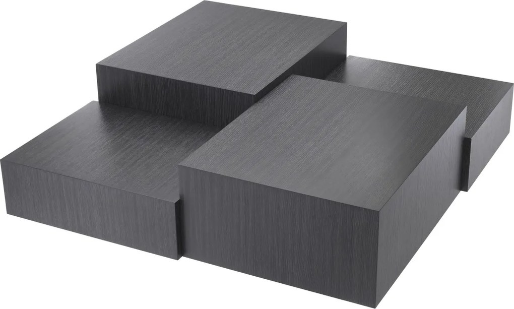 Masuta de cafea design elegant LUX Nerone, gri carbune 113962 HZ