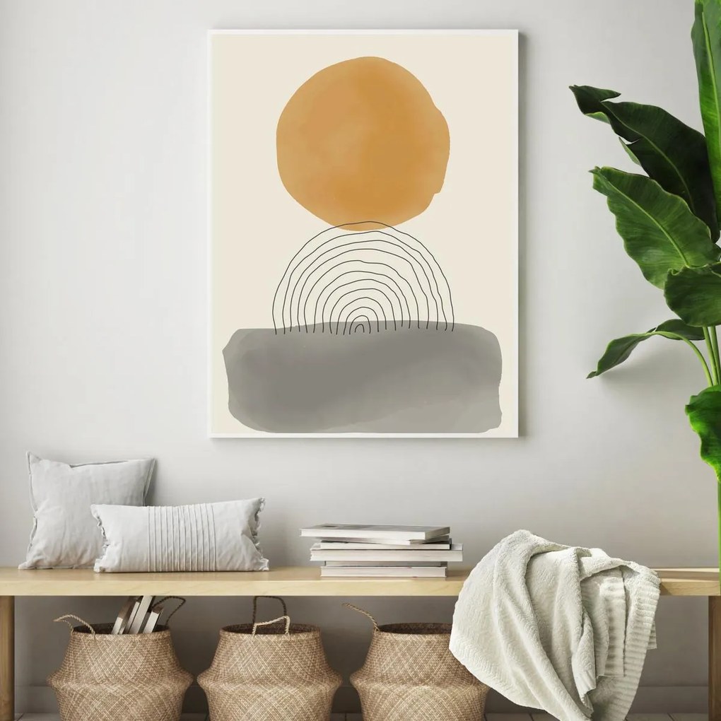 Poster - Abstracție pictată (A4)