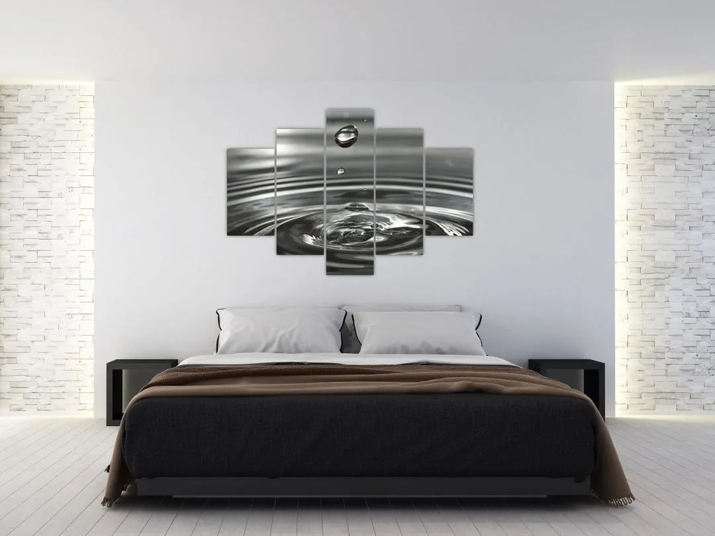 Tablou - Picături de apă (150x105 cm)