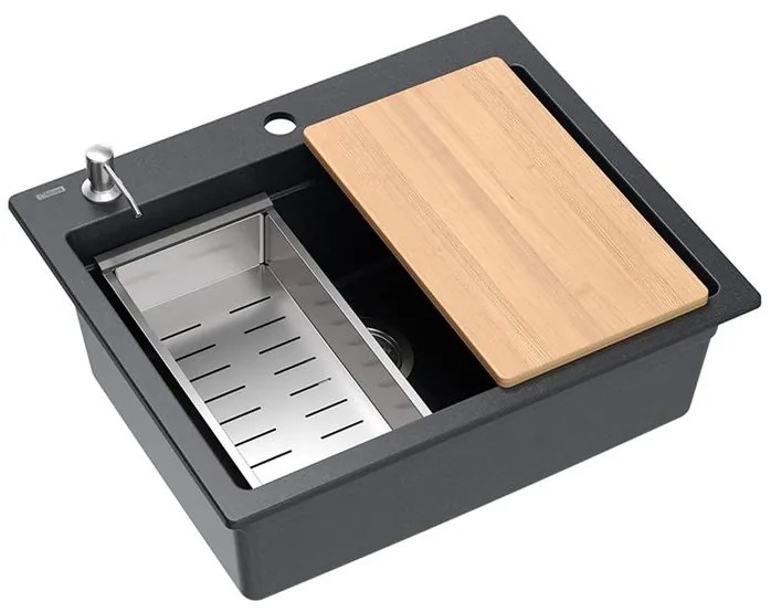 Chiuveta din granit KURT 110 WORKSTATION Negru