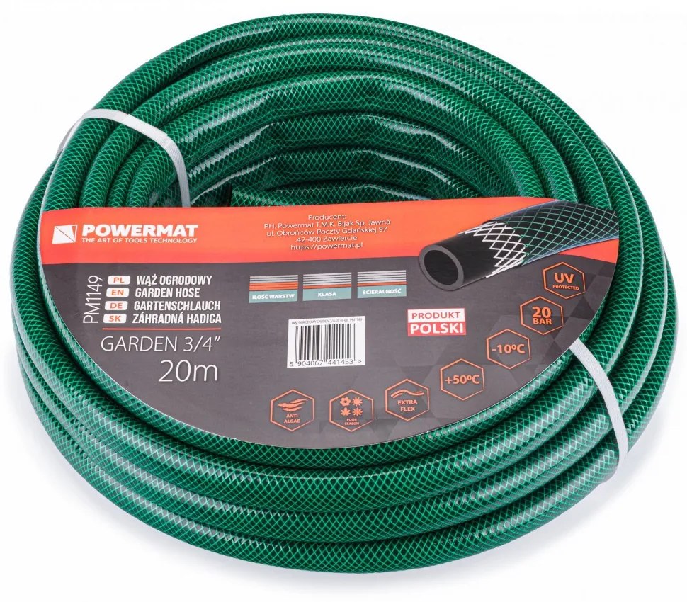 Furtun de grădină GARDEN 3/4" 20m