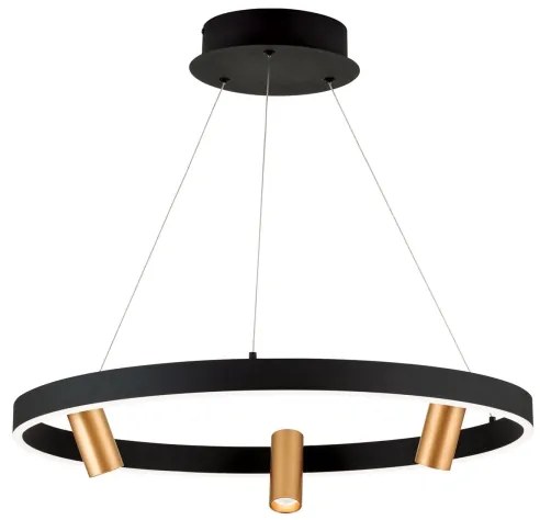 Orion HL 6-1667/3-LED Lustră reglabilă pe cablu BERLIN LED/50W/230V negru/auriu