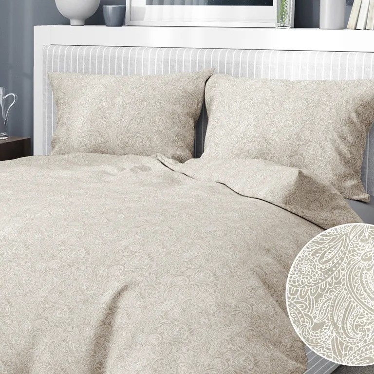 Goldea lenjerie de pat din satin de lux - model 579 140 x 200 și 70 x 90 cm