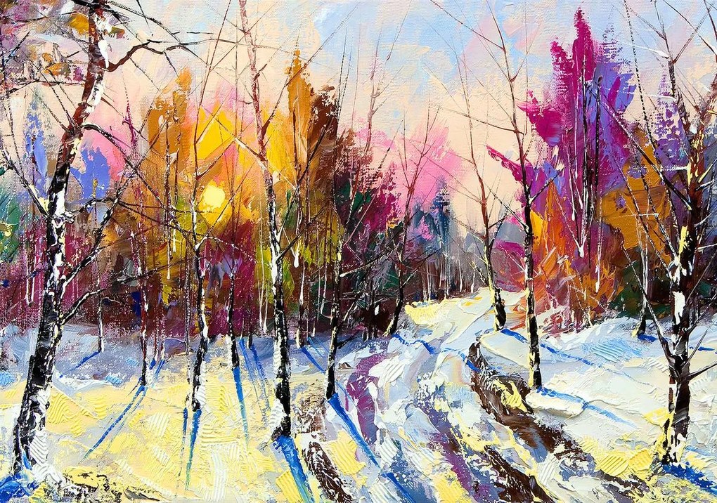 Fototapet - Pictură în ulei (254x184 cm)