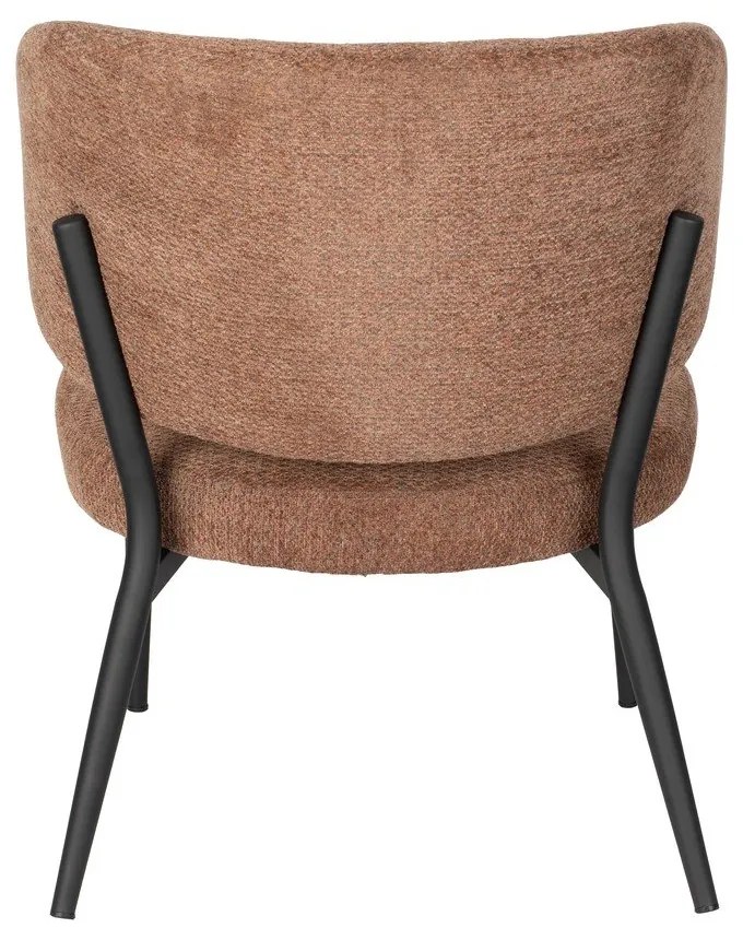 Fotoliu portocaliu/maro Sanne – White Label