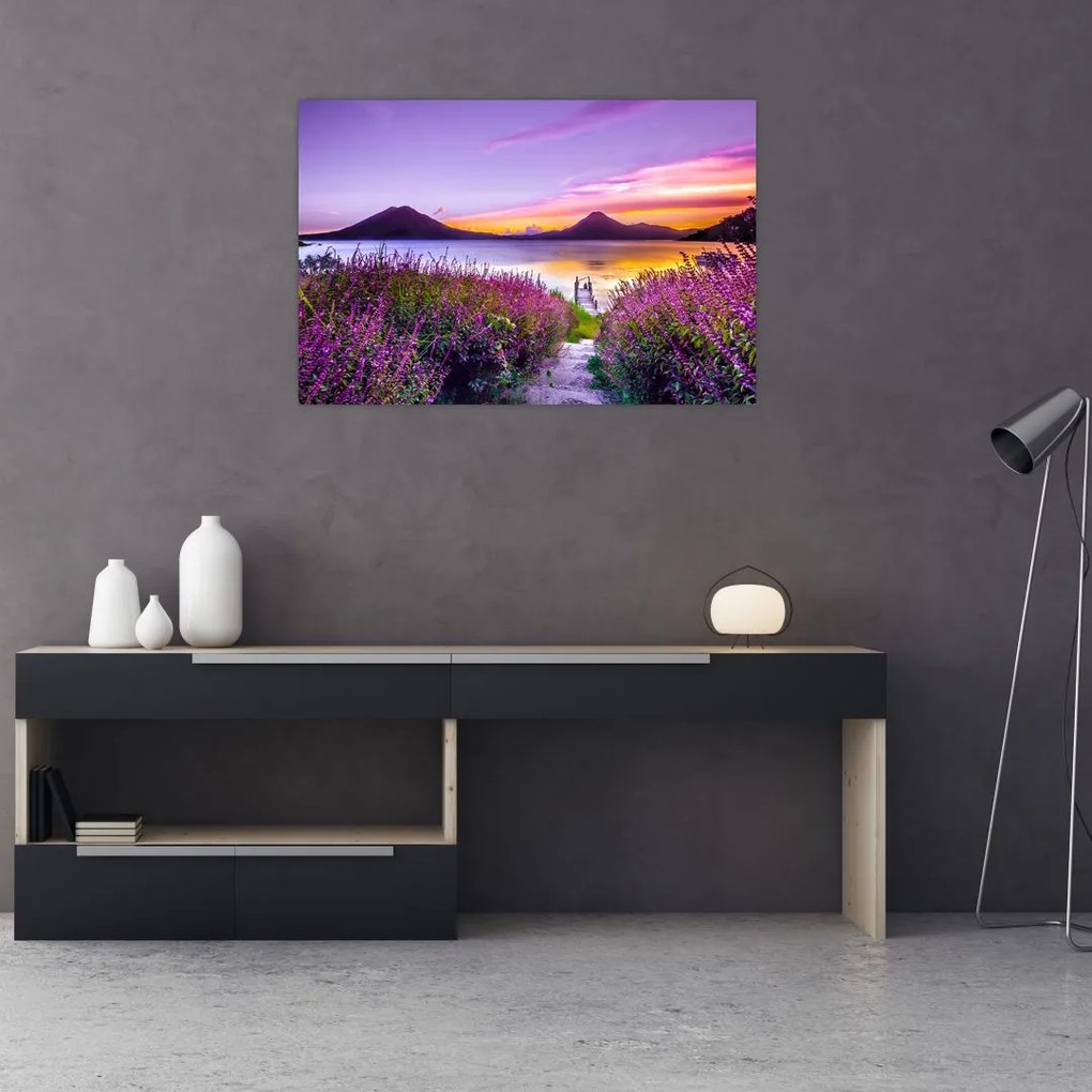 Tablou cu lac (90x60 cm)