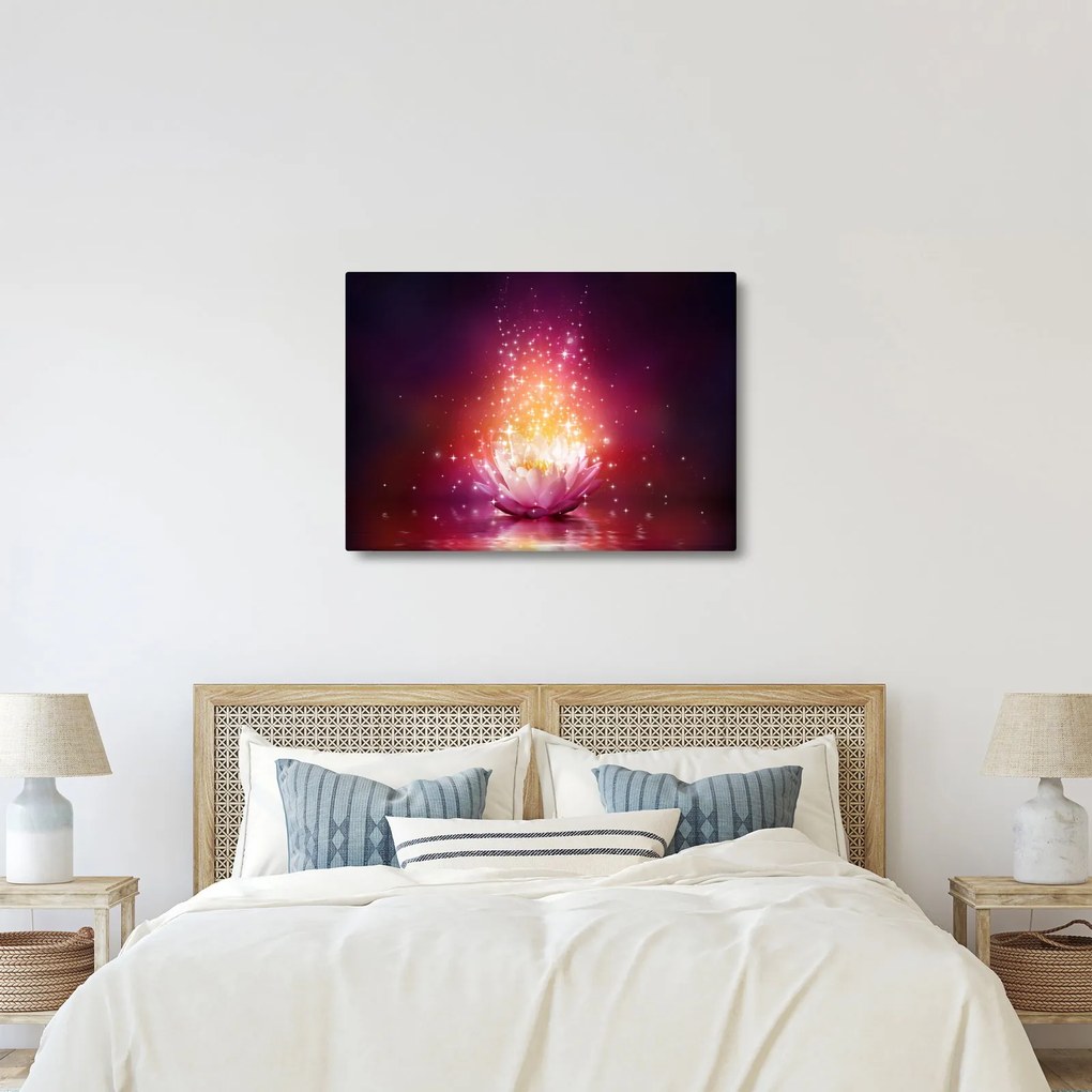 Tablou cu floare de lotus (70x50 cm)