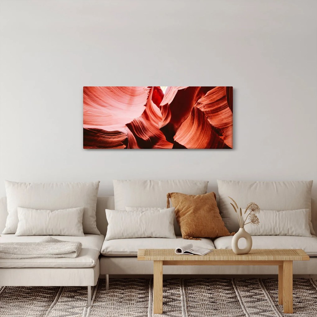 Tablou - Roci roșii (120x50 cm)