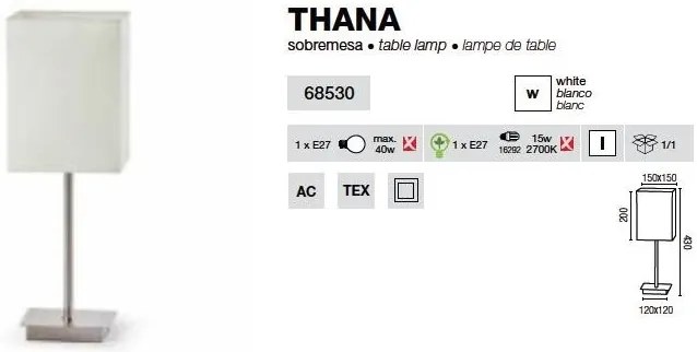 Veioza, lampa de masa Thana 68530